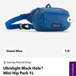 Patagonia ultralight Black Hole mini hip pack